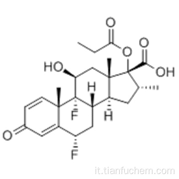 Androsta-1,4-diene-17-carbossilico acido, 6,9-difluoro-11-idrossi-16-metil-3-oxo-17- (1-oxopropoxy) -, (57187593,6a, 11b, 16a, 17a) - CAS 65429-42-7